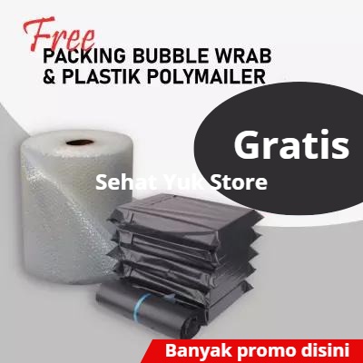 

FREE PACKING BUBBLE WRAB+PLASTIK POLYMAILER DAN FREE GIFT SETIAP PEMBELIAN SATU PRODUK