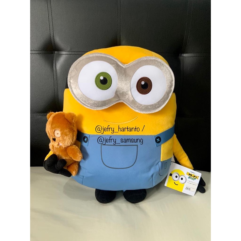 Toreba Boneka Import Minions Minion Despicable Me Bob with Tim Besar Giga Jumbo BIG Original SEGA Je