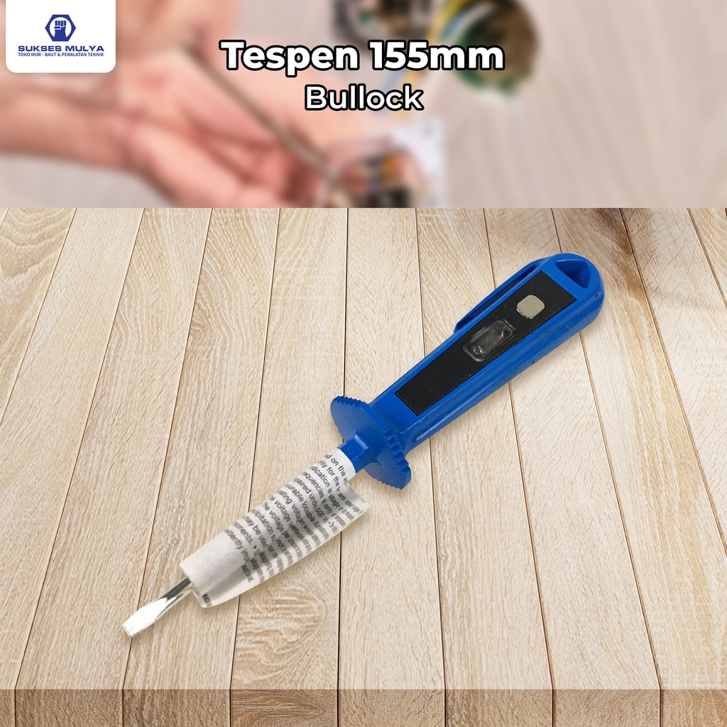 Jual Tespe   n Bullock Alat Cek Listrik Testpen Manual | Shopee Indonesia