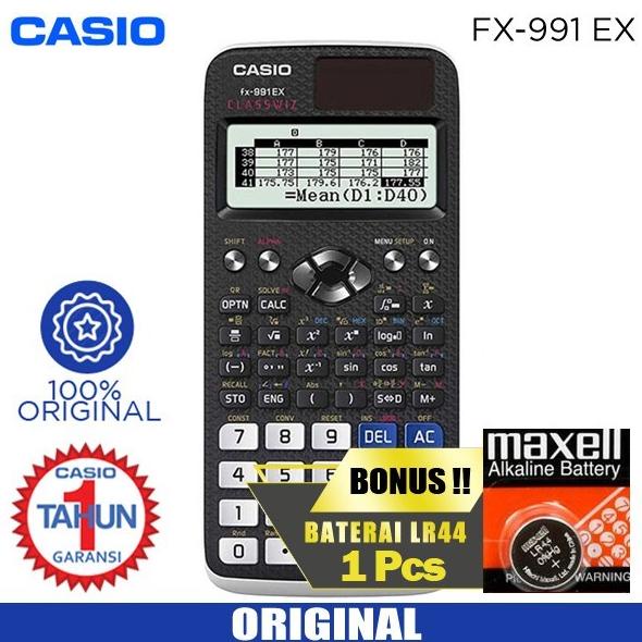 

CASIO CALCULATOR FX 991 EX