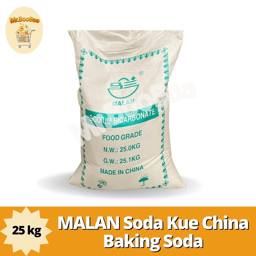

MALAN Soda Kue China - Baking Soda Cina 25kg - Sodium Bicarbonate