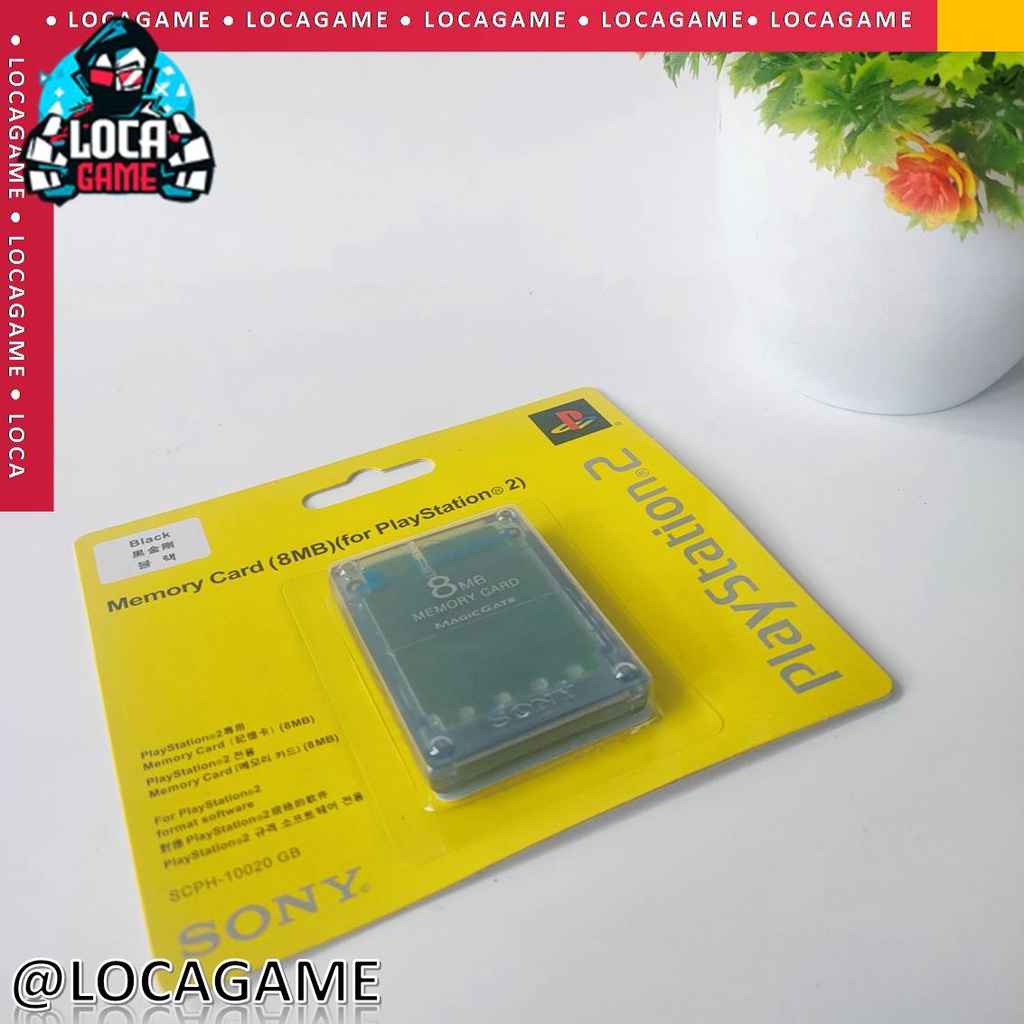 MC MMC MEMORY CARD PS2 8 MB TRANSPARAN LAMPU