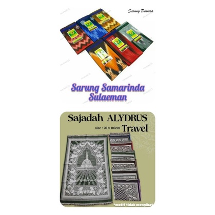 paket sarung samarinda dan sajadah aldrus travel besar