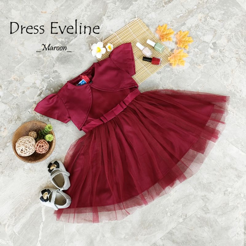 dress eveline natal dan dewasa /dress natal terbaru /christmas dress anak dan dewasa /kostum natal anak