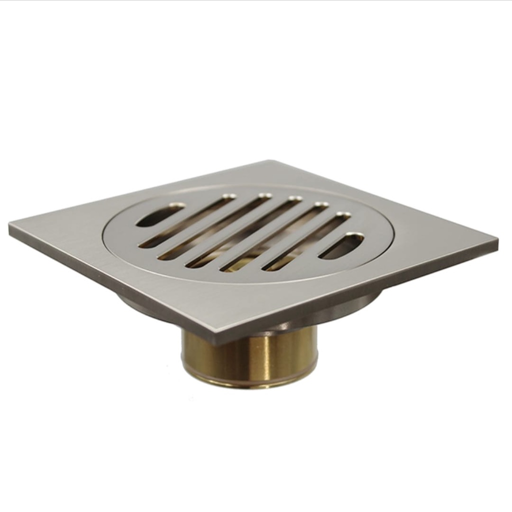 Saringan Got Stainless Murah Saringan Pembuangan air Kamar mandi P12 FLoor Drain Drainer Strainer Brass