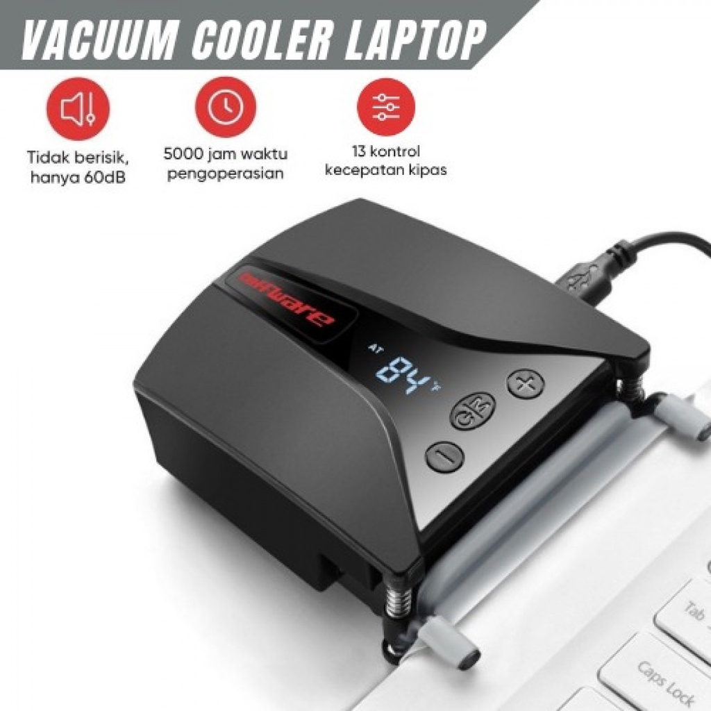 Vacuum Cooler Pendingin Laptop Taffware Universal- LC06