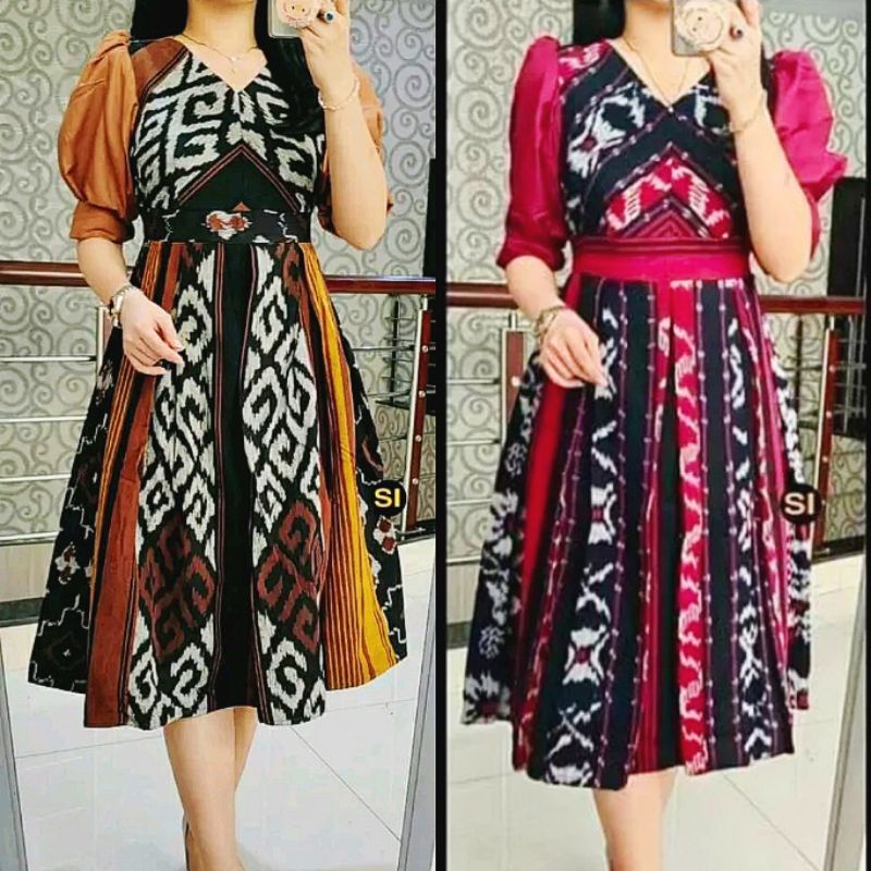 Dress Tenun Wiru