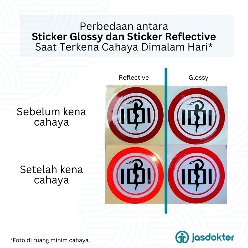 Sticker IDI Nyala Dalam Gelap