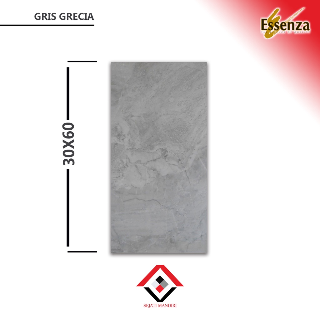 granit 30x60 - motif marmer - essenza gris grecia