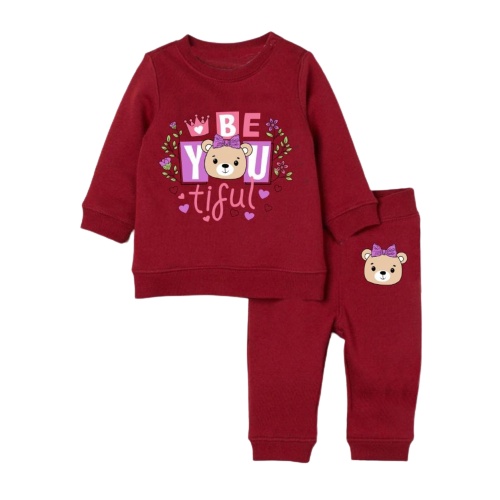 KALILA - BEYOUTIFUL Setelan Baju Anak Perempuan / Bahan Fleece Baby Terry