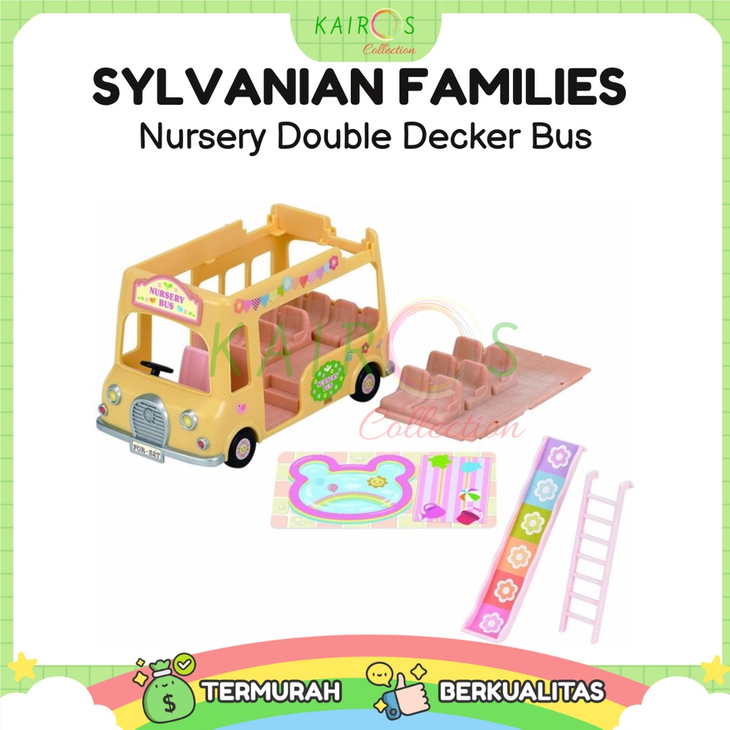 Sylvanian Families Nursery Double Decker Bus