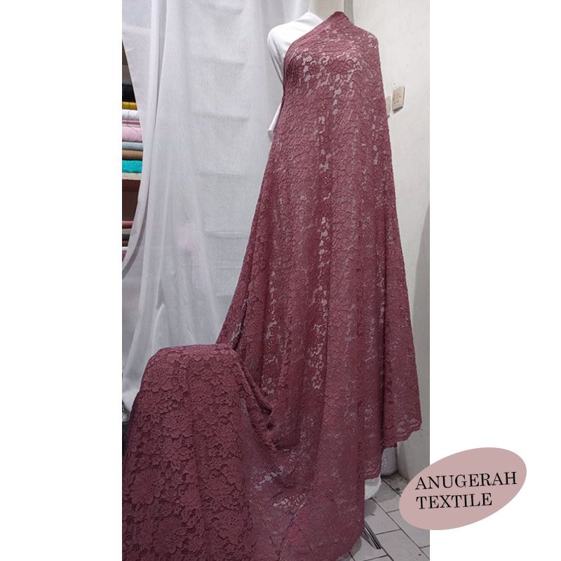KAIN BROKAT SOFT EXCLUSIVE STRETCH DAN LENTUR (HARGA PER SETENGAH METER)