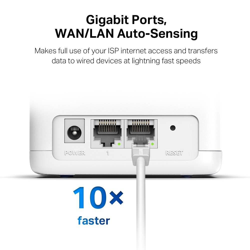 Mercusys Halo H30G 1 Pack AC1300 Whole Home Mesh Wi-Fi System