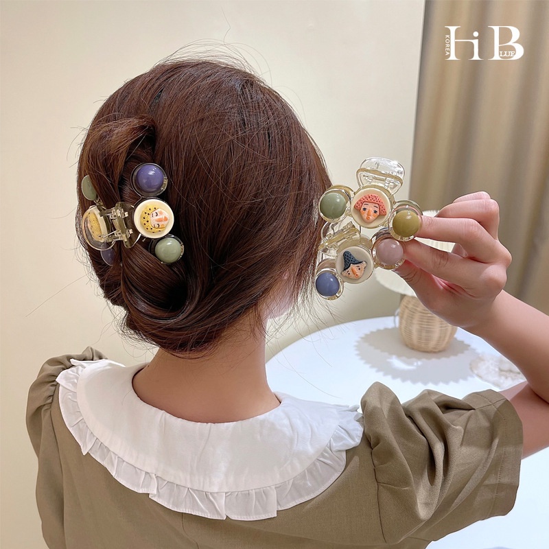 KLIP RAMBUT AKRILIK LUCU JEPITAN MEDIUM WANITA ANAK KASUAL HAIRCLIP HAIR CLIP CLAW ACCESSORIES AKSESORIS KOREA JEPIT JEDAI CEPOL ACRYLIC RETRO VINTAGE FRENCH CASUAL CUTE