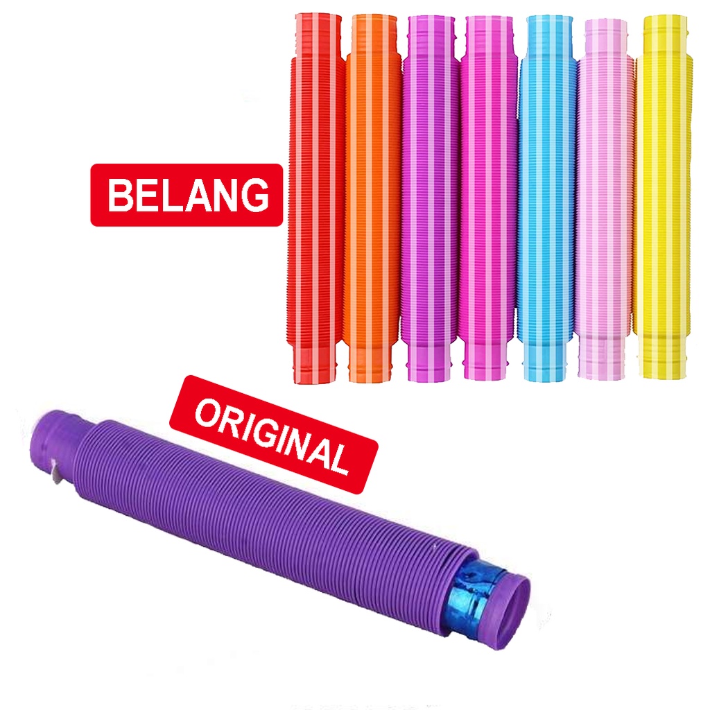 Mainan Viral Light POP  / Mainan Selang Tarik Lampu/ light up pop tubes pop pipes lampu stick pipa selang fidget toys