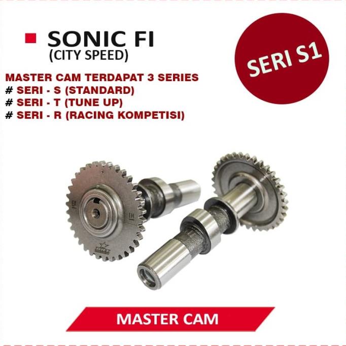 MASTER CAM BRT HONDA SONIC 150 FI TYPE S-1
