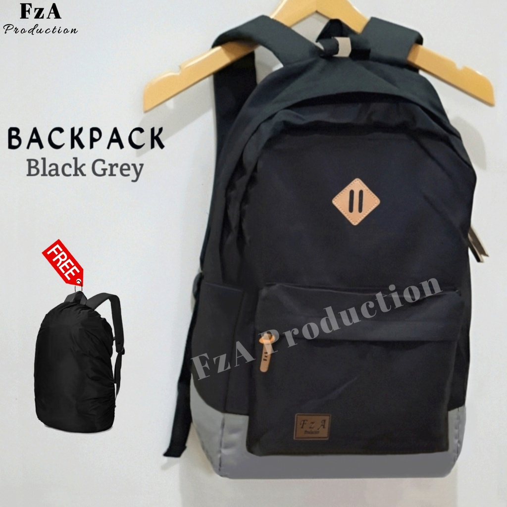 FzA Official - Tas Ransel Punggung Distro Casual Pria Wanita / Tas Ransel Laptop Backpack Original - BGRC