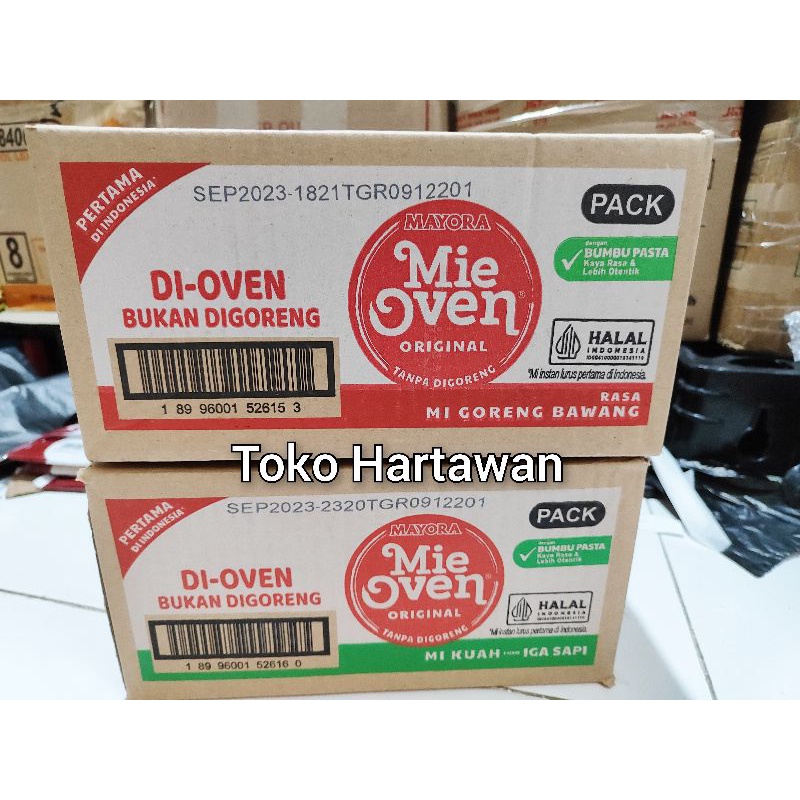 Mie Oven Mayora Dus | karton isi 24pc FREE 1pc VARIAN RANDOM