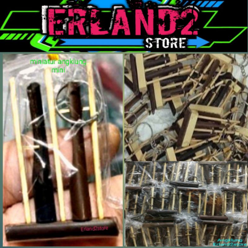 miniatur angklung mini souvenir unik