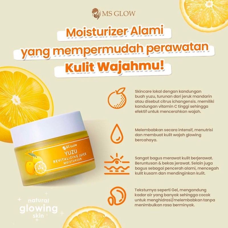 Yuzu Revitalizing Juice Moisturizer MS GLOW