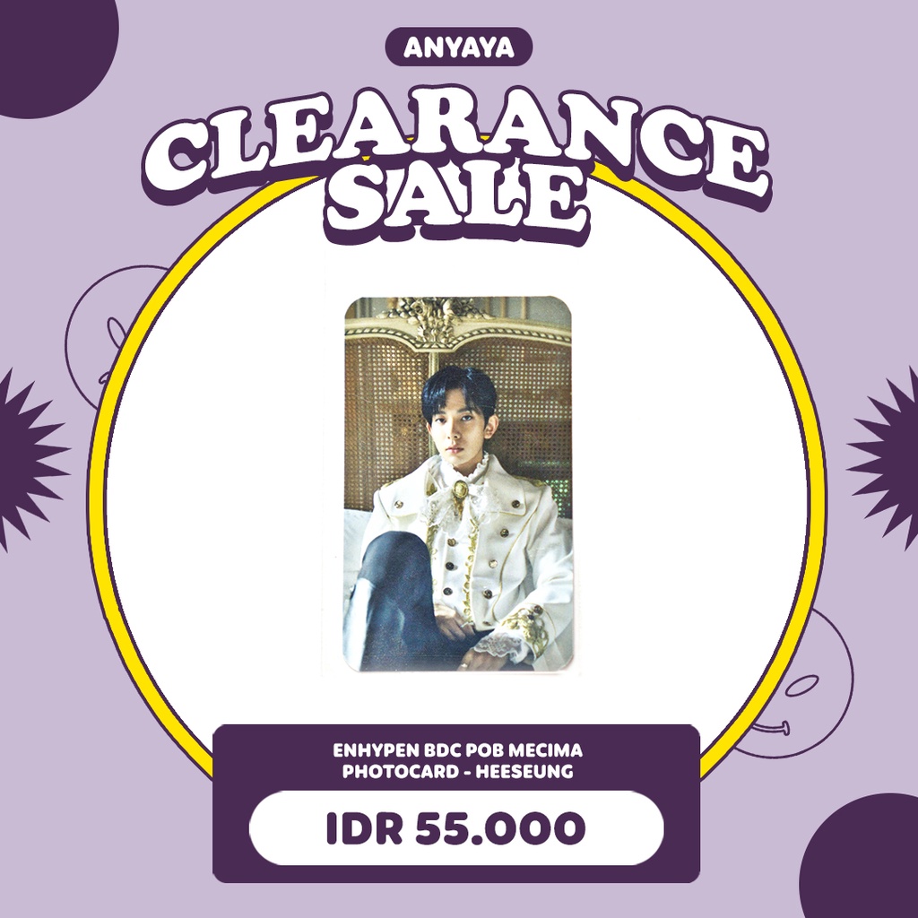 [READY STOCK] ENHYPEN BORDER CARNIVAL POB BENEFIT MECIMA HEESEUNG PHOTOCARD