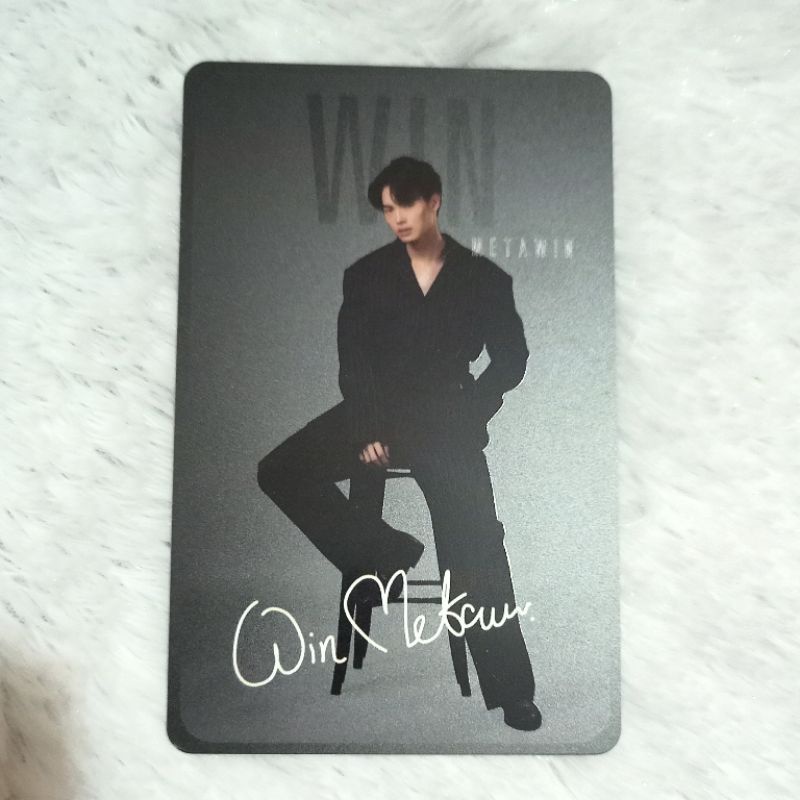 Photocard/pc signature Win Metawin official