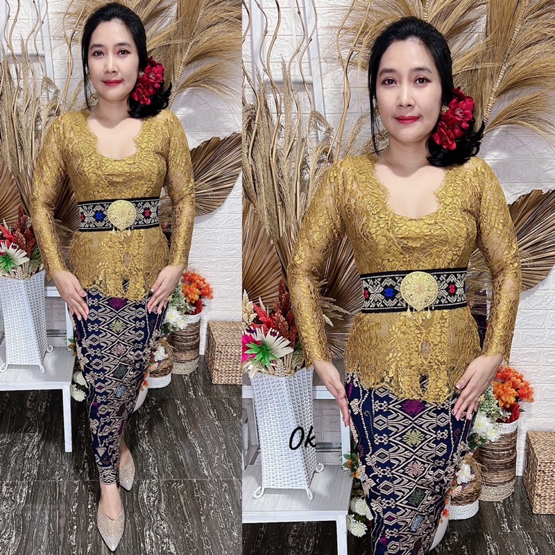 kebaya jadi brokad metalic