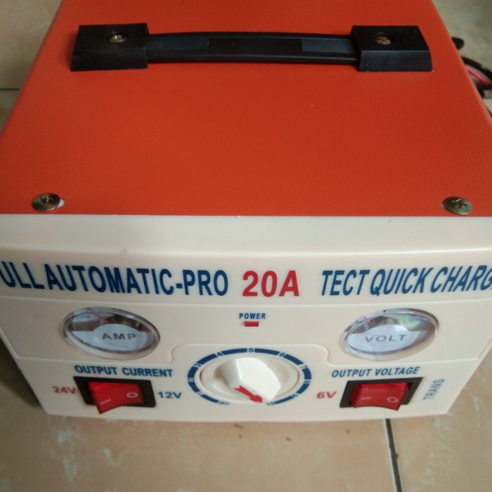 Charger AKI 20A Full Automatic merek RAYDEN Carger aki 20Amper
