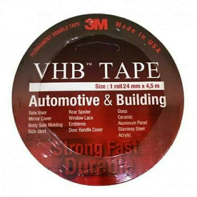 

3M DOUBLE TAPE VHB 24 MM X 4.5M TERLARISS...,,,,,