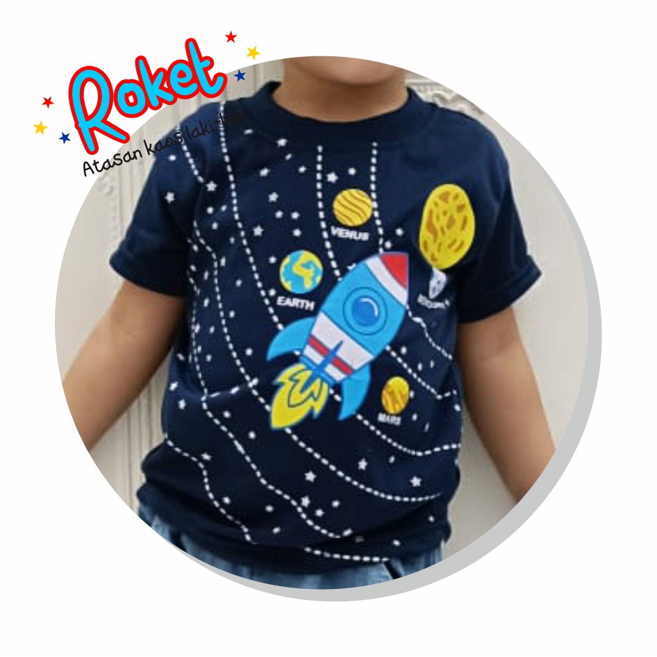 Atasan Kaos Anak  Laki-Laki Rocket CKids