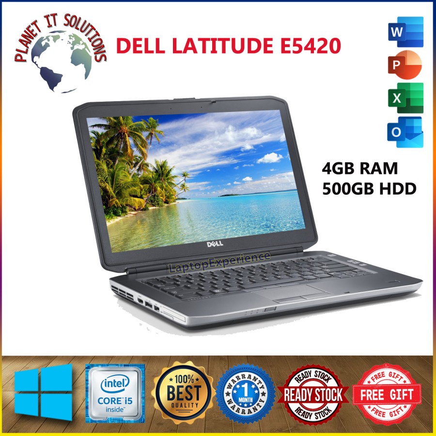 LAPTOP DELL LATITUDE E5420 INTEL CORE i7 GEN 2ND 4GB RAM - 500GB HDD