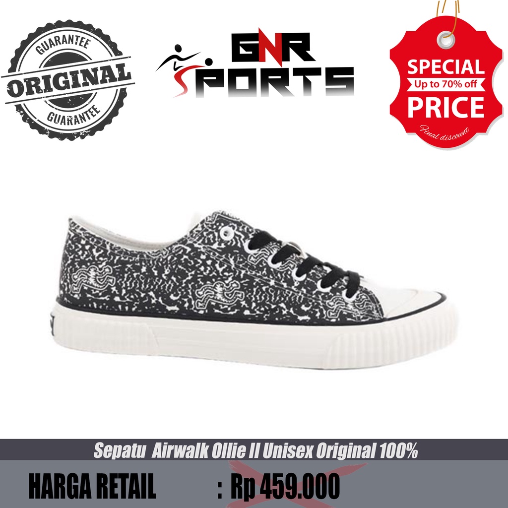 Sepatu  Airwalk Ollie II Unisex Pria / Wanita Original 100%