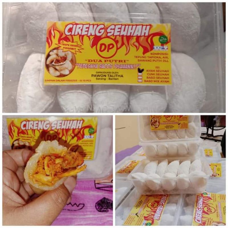 

TERMURAH!!! JAJANAN FROZEN CIRENG ISI ayam suwir