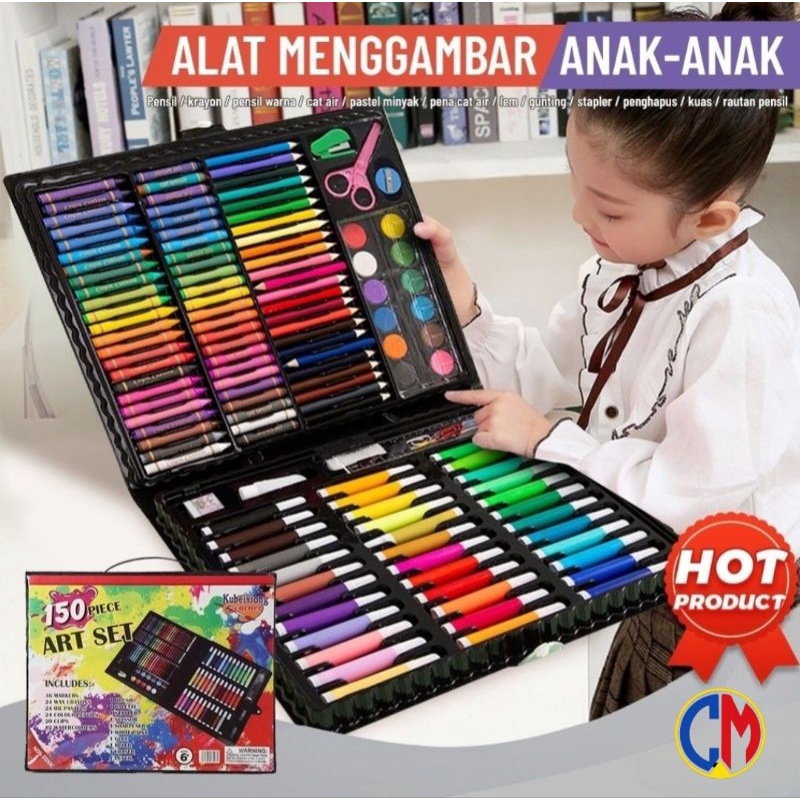 

1 SET CRAYON 150 PCS / 1 SET ALAT GAMBAR DAN LUKIS