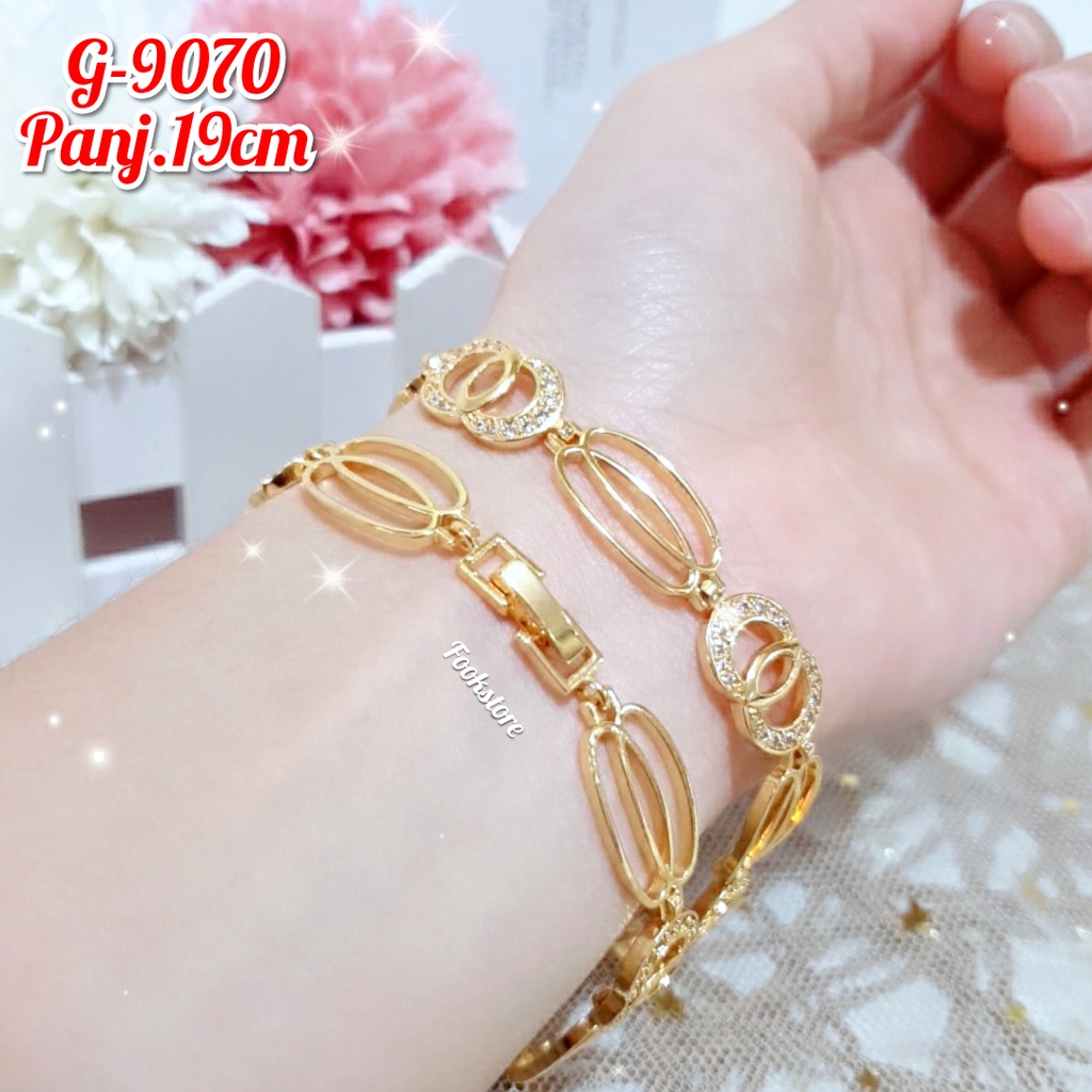 GELANG RANTAI FASHION  KOREA PERHIASAN XUPING ANTI ALERGI MODEL KEKINIAN TERLARIS