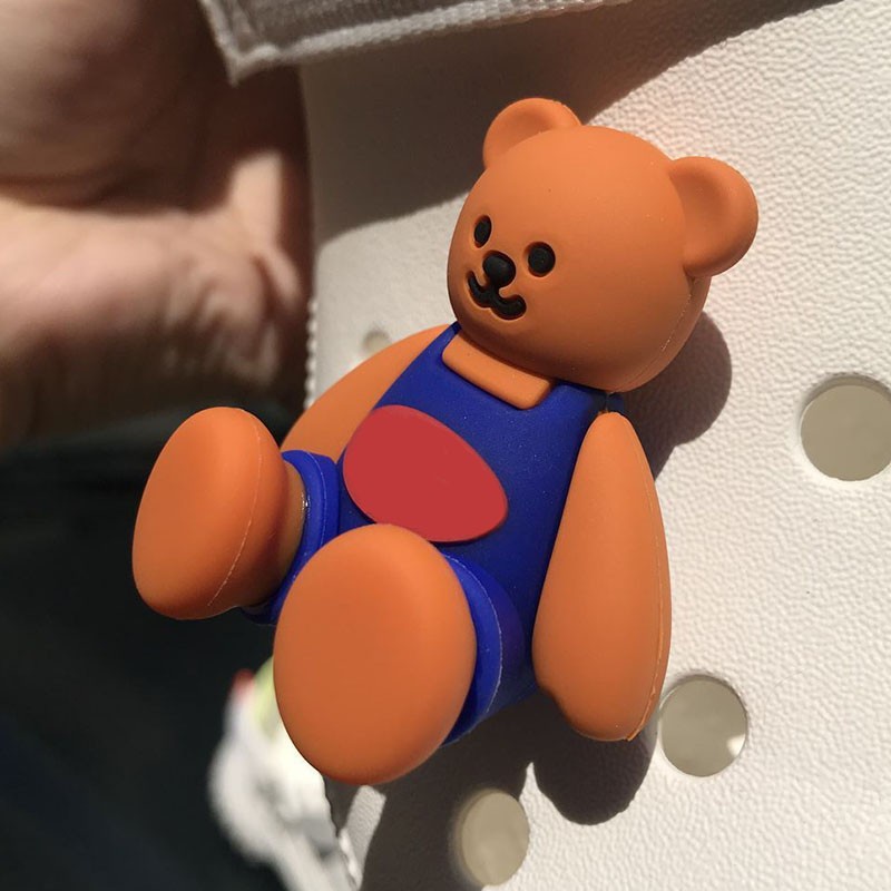 1pcs Cherry Lucu 3D Cros Jibitz Sepatu Pesona Sandal Aksesoris