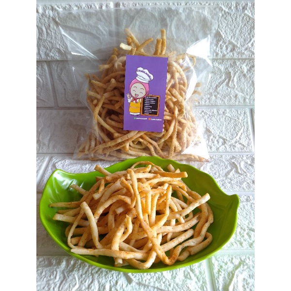 

STIK BAWANG ASIN PEDAS 100GRAM