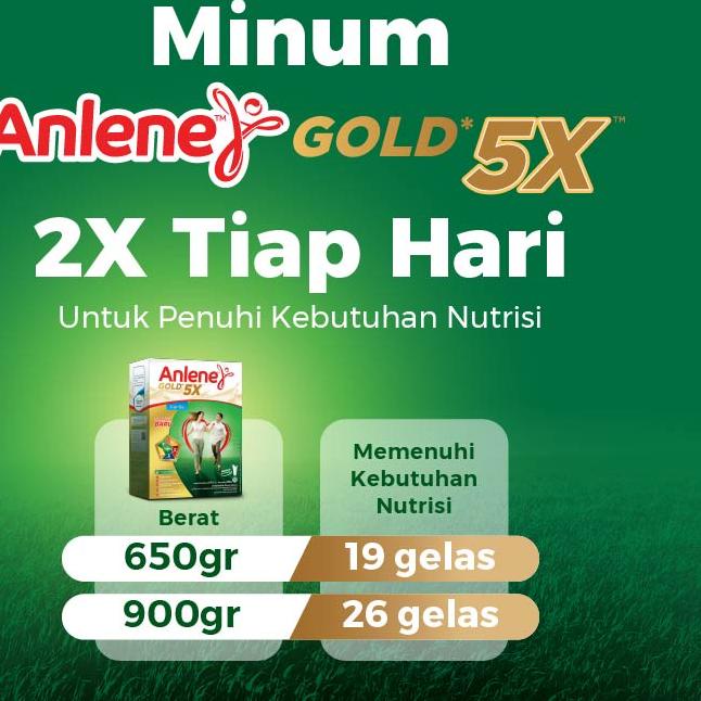 

FREE ONGKIR!Anlene Gold 5X Susu Bubuk Original 240g - Nutrisi Tulang, Sendi, dan Otot|RA9