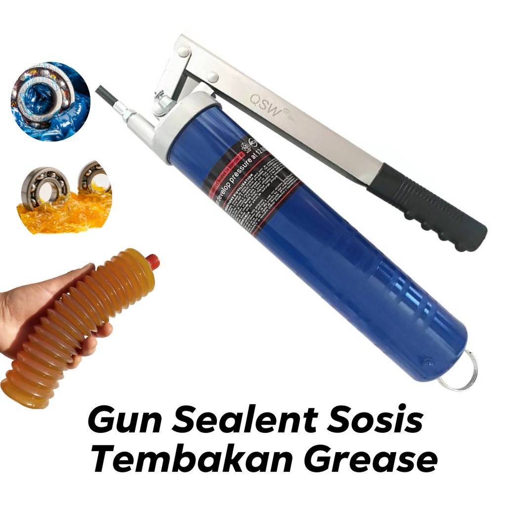 Grease Gun 600CC   / Pompa Gemuk Tangan / Alat Penghisap Oli Pompa Gemuk Stempet Tangan