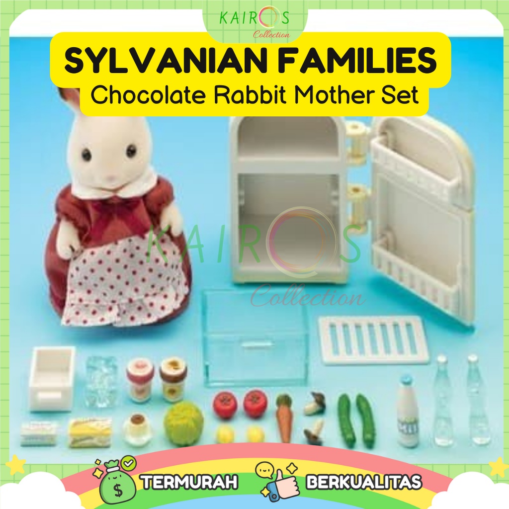 Sylvanian Families Chocolate Rabbit Mother Set