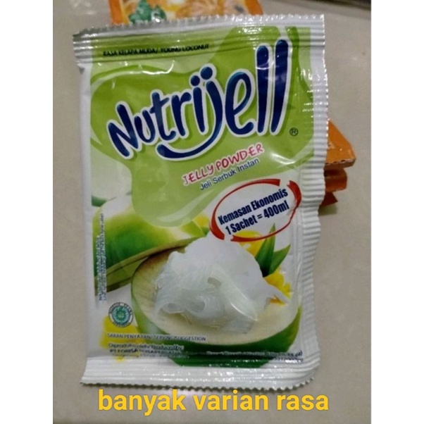 

nutrijell rasa rasa 10g, per pcs.