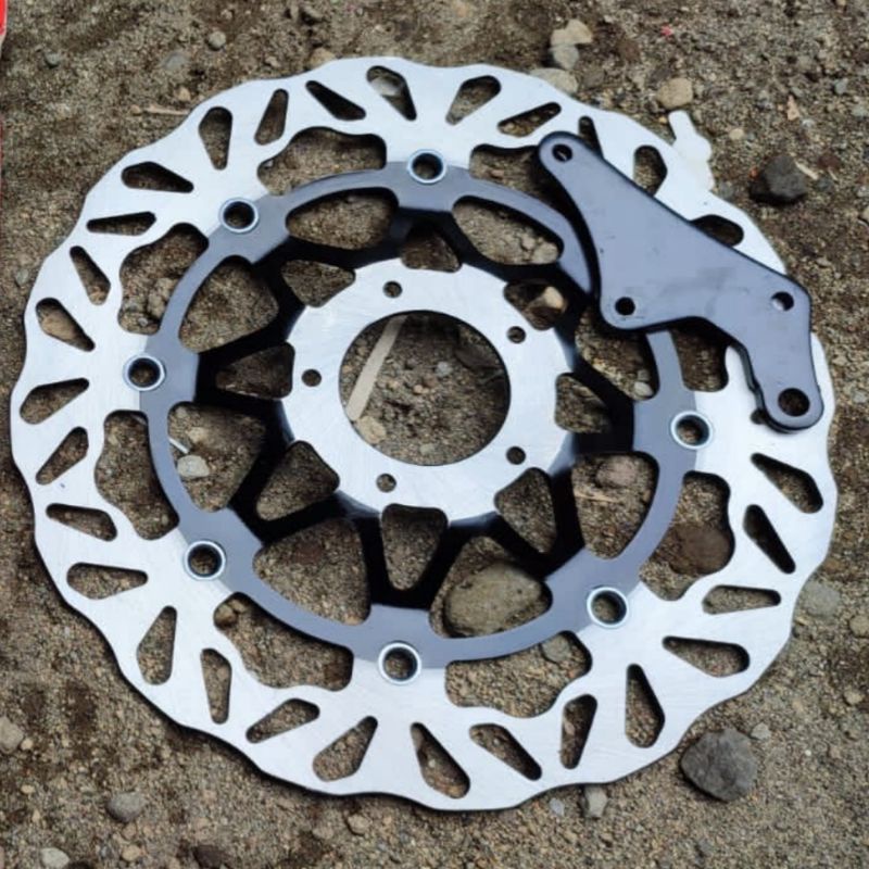 DISC PIRINGAN CAKRAM COPY TDR LUBANG 5 PNP SUPRA GL MEGAPRO,PIRINGAN LEBAR 300MM COPY TDR PNP SUPRA 