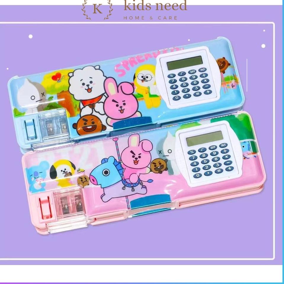 

(M-5&T♫♪) Kotak Pensil Magnet Kalkulator / Tempat Pensil Karakter Calculator/Pensil Box Lucu super keren