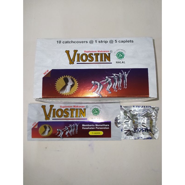 VIOSTIN DS NEW ORIGINAL STRIP ISI 5 TABLET - MEMELIHARA KESEHATAN PERSENDIAN