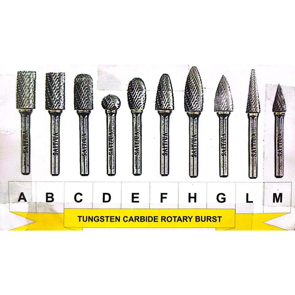 (3 x 6) mata korek / mata bor tuner (pendek, kepala kecil)