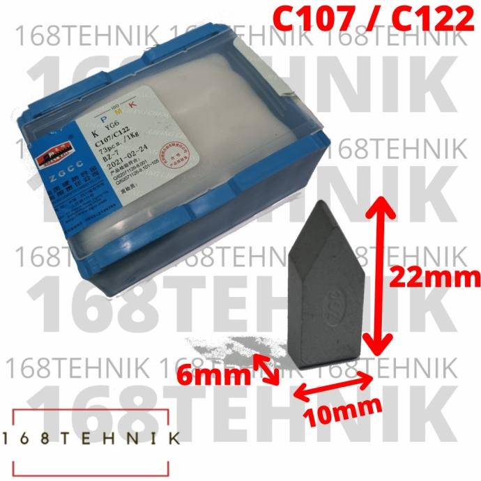 MATA PAHAT WIDIA YG6 C122 CARBIDE BOX / PISAU WIDIA C122 / YG-6 C122 selalu promo