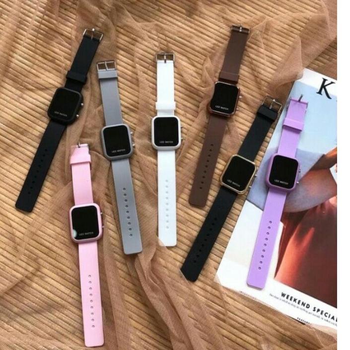 ➭ Jam Tangan LED Watch Digital wanita Jam Tangan LED Digital watch / jam tangan kekinian LED Digital