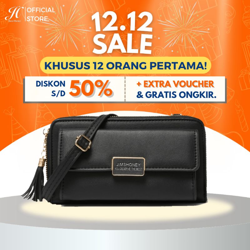 JIMS HONEY Tas selempang kecil wanita mini bag wanita MISHA Original Murah Terbaru 2022