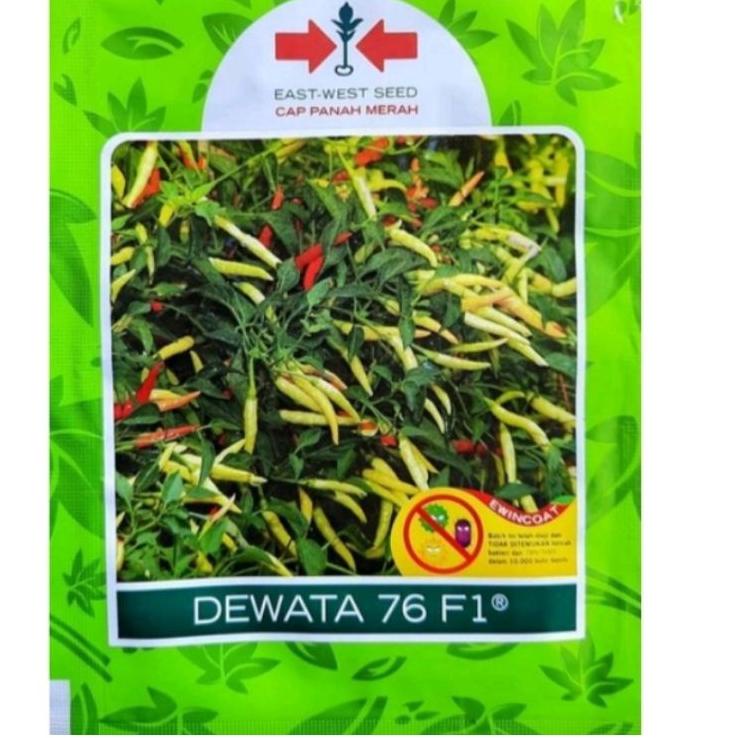 Benih cabe rawit hibryda DEWATA 76 F1 cap PANAH MERAH kemasan repack 400 butir bisa cod