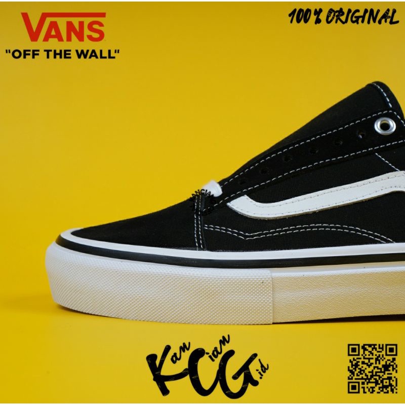 Vans Old Skool Pro Skate Black White 100% Original Bnib